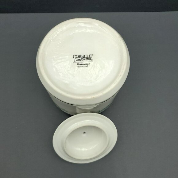 Corelle Callaway Medium Canister Corning Callaway Ivy Leaves Lidded Jar - Picture 4 of 6